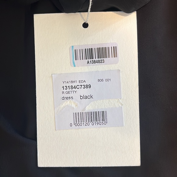 NWT Rosetta Getty Black Backless Dress Sz Small - Picture 11 of 14